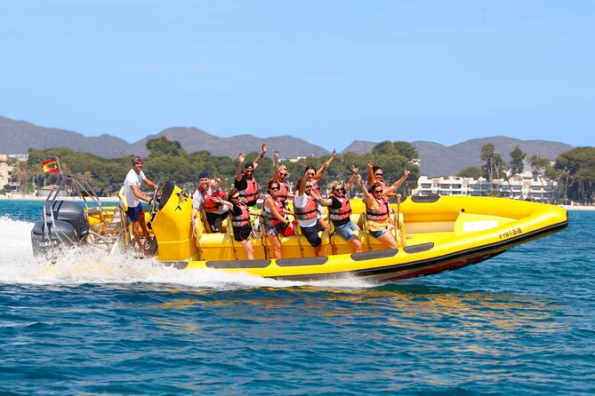 1 Hour of Adrenaline and Speedboat adventure in Alcúdia - The 1-Hour Route: Photo Stops, Speed, and North Mallorca Runs