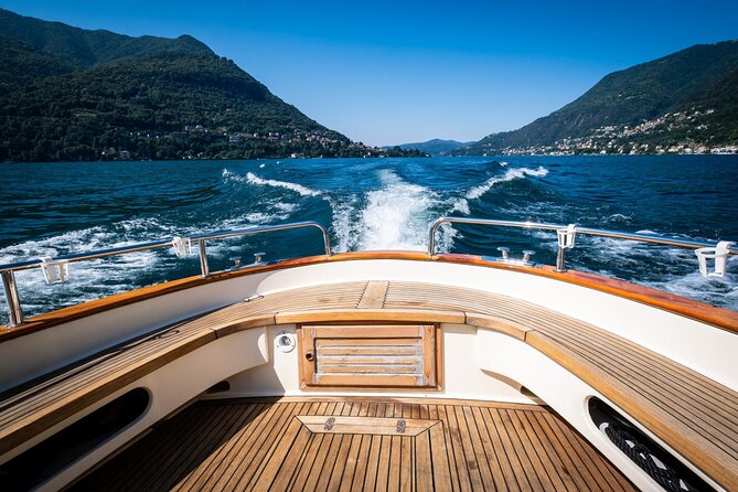 1H Private Cruise on a beautiful wooden speedboat on Lake Como - Life Electric by Daniel Libeskind: Modern Art on the Lake