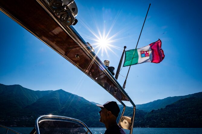 1H Private Cruise on a beautiful wooden speedboat on Lake Como - Torno and Blevio: Eastern Coast Hotels and the Final Pass Back to Como