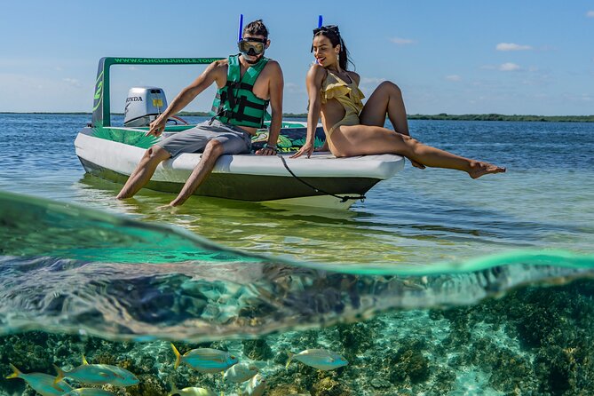 3 in 1 Jungle Speedboat and Snorkeling in Cancun - Stop 2: Snorkeling the Mayan Reef El Meco (30 Minutes)