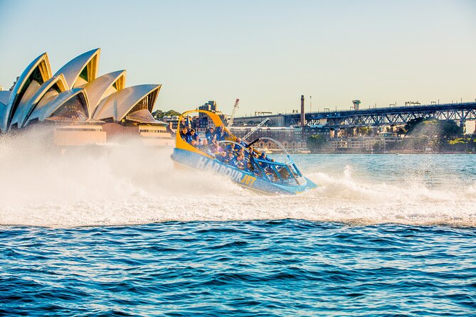 30-Minute Sydney Harbour Jet Boat Ride: Jet Blast - Luna Park and the stunt zone: spins, stops, and controlled chaos
