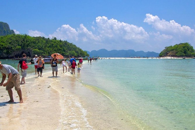 4 Island Speed Boat Adventure from Krabi - Thale Waek Sandbar (Tup and Mor): A Low-Tide Walk With Fish Nearby