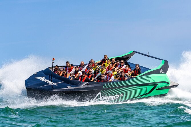 45-Minute Gold Coast High Speed Jet Boat Thrill Ride - The pre-ride setup: life jacket, spray jacket, and a safety briefing that sticks