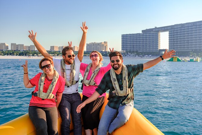 45 Minutes Ras Al Khaimah Sightseeing Speed Boat Tour - Al Marjan Island from the water: why the man-made shape is so interesting
