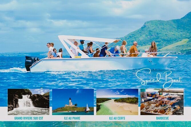 5 Islands Speedboat Cruise incl. Snorkeling in Blue Bay + Lunch at Ile aux Cerfs - Blue Bay Marine Park snorkeling: coral gardens and calm shallows