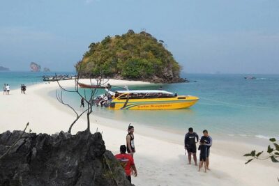 7 Islands Sunset tour by Speed boat - Island Stop Rundown: Tup, Chicken, Poda, and Tang Ming
