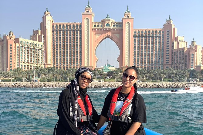 90-Min Speed Boat: Burj Al Arab, Atlantis, Ain Dubai & Ice Cream! - Ain Dubai: getting close to the big wheel