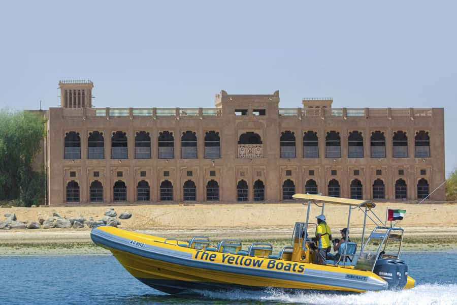 Abu Dhabi: 75-Minute Yas Island Sightseeing Speedboat Tour - Yas Marina and Al Raha Bay: A city-at-the-water-edge moment