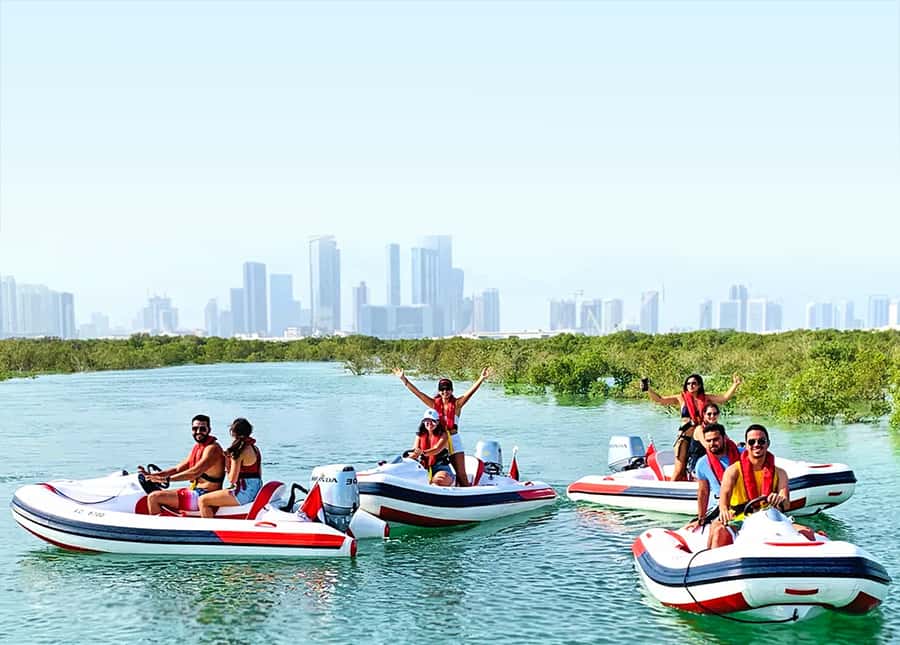 Abu Dhabi: Yas Island Self-Driving Guided Speedboat Tour - Why Driving a Rhino Rider Beats Typical Yas Island Tours