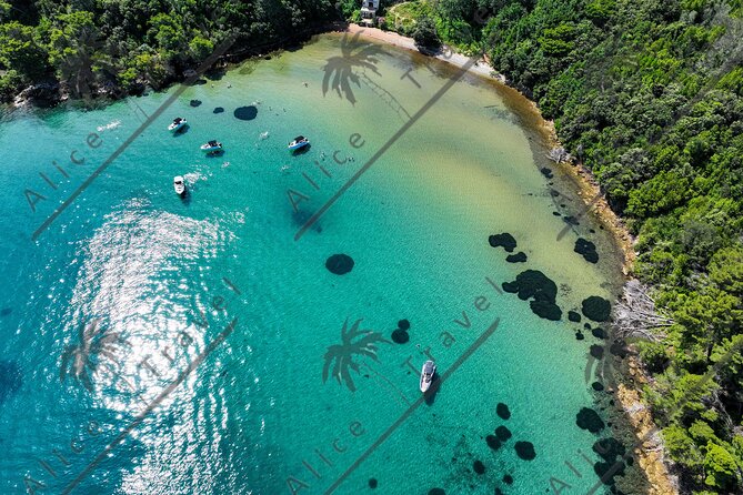 Adrenaline Adventure on Speedboat with 3 stops and Snorkeling - Stop 1: Pjescana Uvala (Kostanj) for Sandy Water and Snorkeling