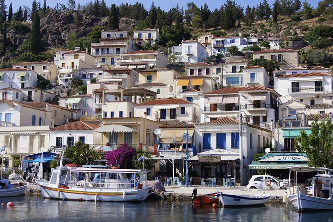 Aegina, Poros & Hydra Islands Speed Boat Day Cruise - Aegina Waterfront Stop: Swims, Ice Cream, and Aeacus Lore