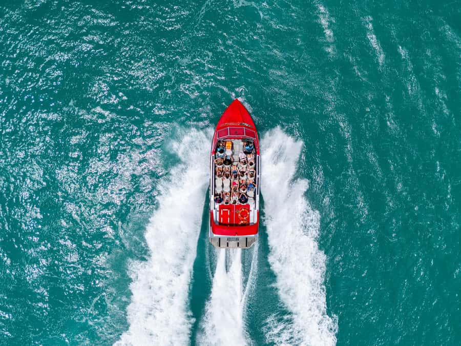 Airlie Beach: 30-Minute Jet Boat Ride - From Coral Sea Marina to Pioneer Bay: the sightseeing warm-up