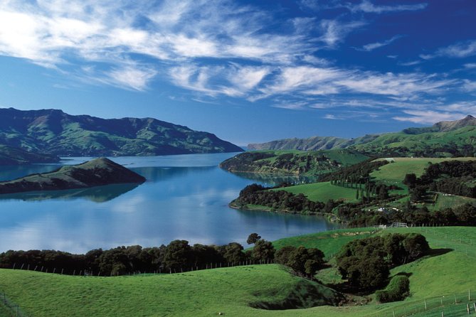 Akaroa Shore Excursion: Christchurch City Tour and Jet Boating - From Akaroa Wharf to Christchurch: the drive sets the tone