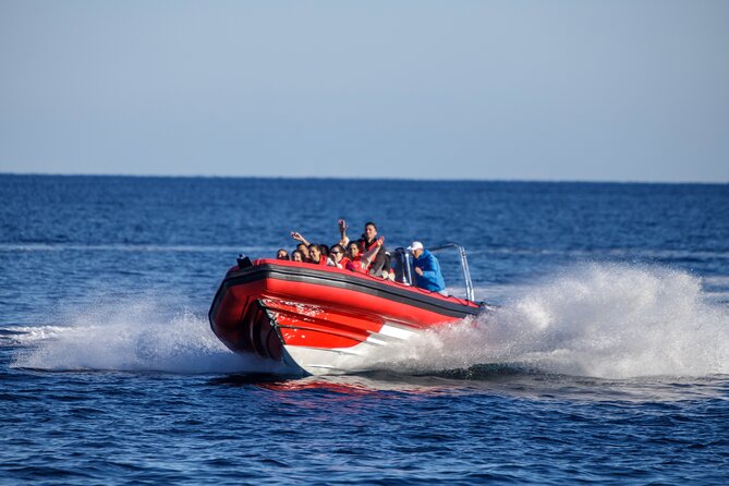 Alcudia: 2-hour Speedboat Sightseeing Adventure with Snorkel - Music, Small Boats, and the Adrenaline Rush Factor