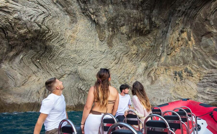 Alcudia: Sightseeing, Sea Caves & Snorkel Speedboat Tour - Ses Caletes: the second big 40-minute swim and snorkeling slot