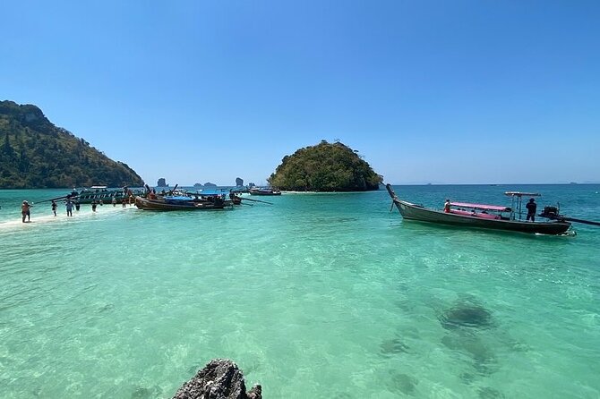 Best of Krabi 7 Islands Sunset Tour Speedboat/Long Tail Boat - Poda Island: your one-hour breathing room (and beach time)