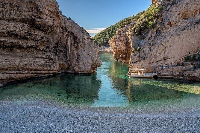 Blue and Green Cave Speedboat Excursion from Hvar Town - Stiniva Cove on Vis: A Short Stop With Big Beach Energy