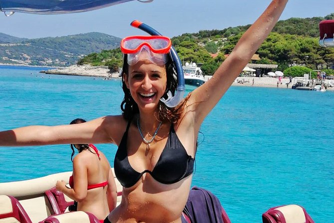 Blue cave and Hvar - 5 Islands speedboat tour from Split - Budikovac Island’s Blue Lagoon: your best swimming and snorkeling block