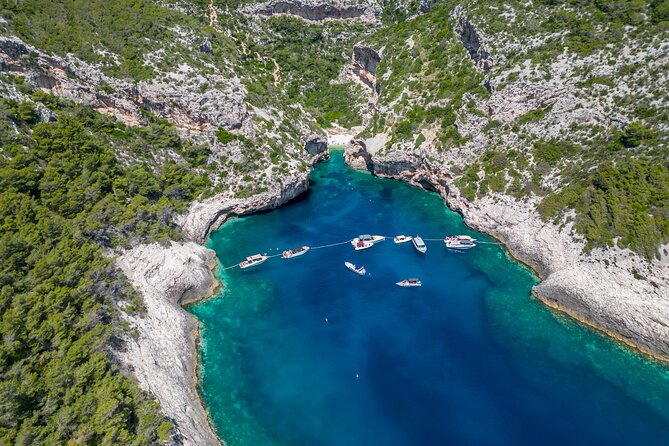 Blue Cave and Hvar 5 Islands speedboat tour | from Split&Trogir - Stop 1: Bisevo and the Blue Cave phenomenon