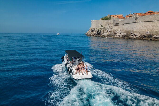 Blue Cave Dubrovnik Speedboat Tour & Lopud Island - Dubrovnik from the water: city walls, then caves