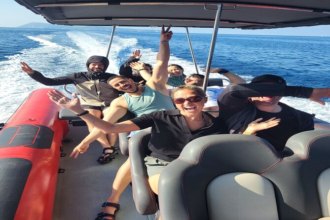 Blue Cave & Hvar, 5 Islands Speedboat with Luxury Seats in Shade - Stiniva Bay: the cliff-and-water postcard stop