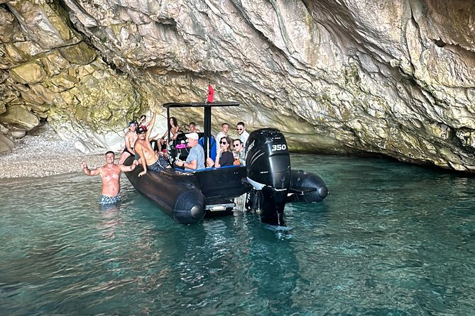 Blue Gem Cave and Grama Bay Speedboat Tour from Vlore - Blue Cave Beach to Grama Bay: The Day’s Main Payoff