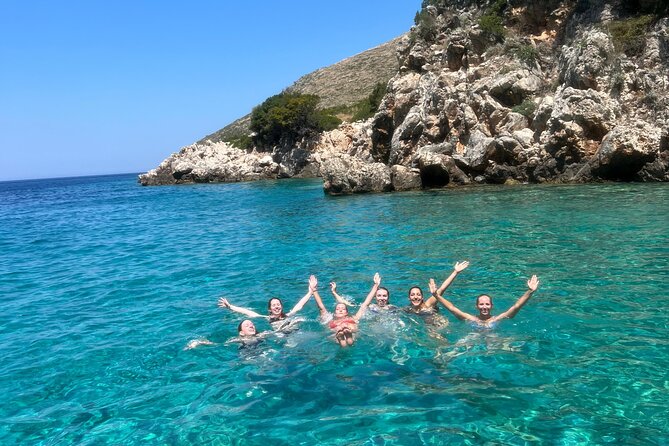 Blue Gem Cave and Grama Bay Speedboat Tour from Vlore - Price and Value: $123.54 With Snorkel Gear and a Real Food/Drink Setup