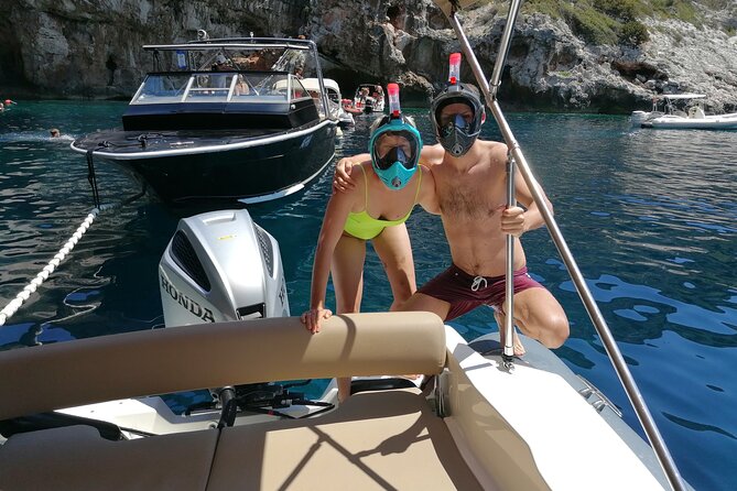 BLUE LAGON & 3 islands full day private speedboat tour - Blue Lagoon on Drvenik Veli: Swimming, Snorkeling, and On-Board Drinks
