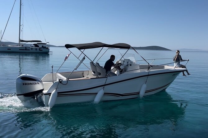 Blue Lagoon and 3 Islands Speedboat Tour from Trogir - Krknjasi Bay and the Blue Lagoon: Snorkel-Friendly, Swim-Ready Water
