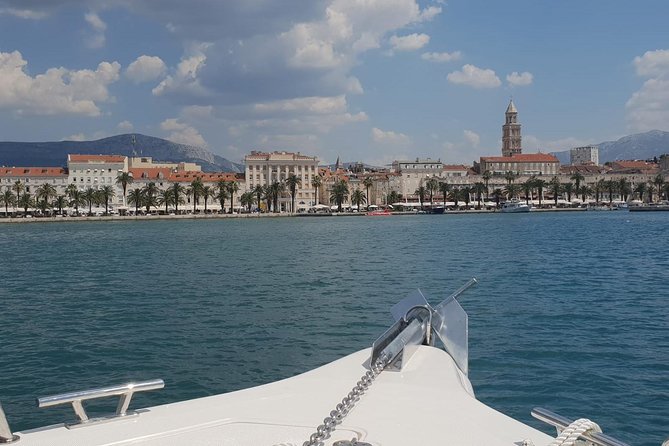 Blue Lagoon and Trogir town - half day speed boat tour - Stop 1: Blue Lagoon / Krknjasi Bay for swimming and snorkeling