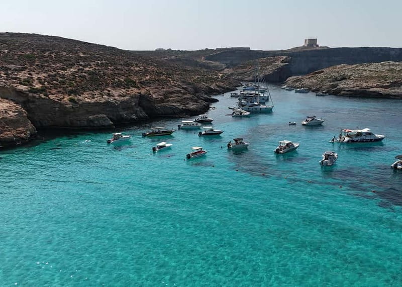 Blue Lagoon:Malta Crystal Lagoon, Comino,Private Speedboat - How to make snorkeling time work for you