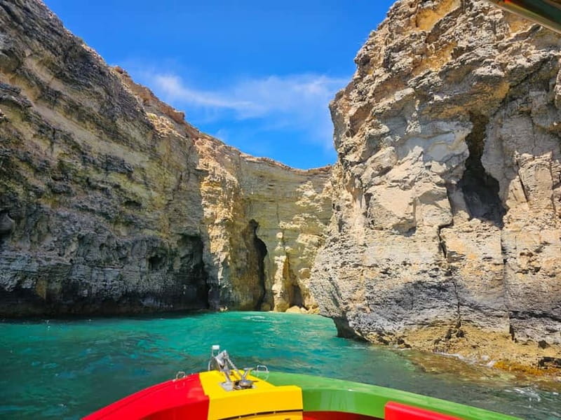 Blue Lagoon:Malta Crystal Lagoon, Comino,Private Speedboat - Weather and motion sickness: the two things to respect