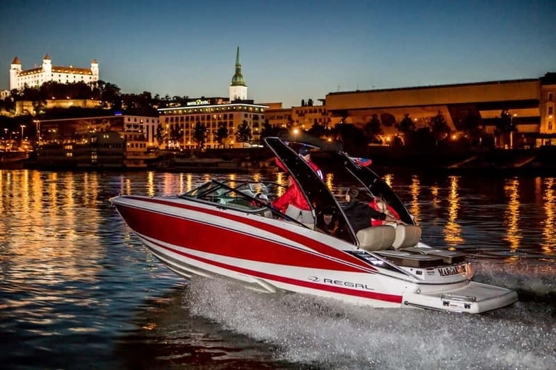 Bratislava by a Private Speedboat - The Captain Touch: Friendly Service, English Notes, and a Helm Moment