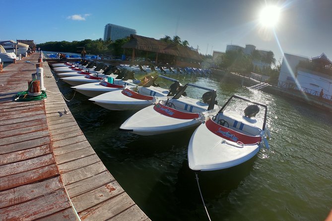 Breathtaking experience driving a speedboat in Cancun with Snorkeling included - Punta Nizuc snorkeling with underwater museum statues