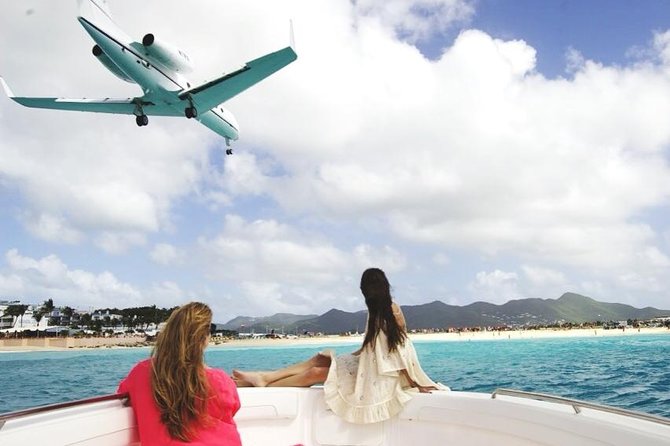 Captain Bob Speed Boat, Snorkeling, Beach Tour & Lunch St Maarten - Maho Beach: Watching Planes Fly Over Your Head