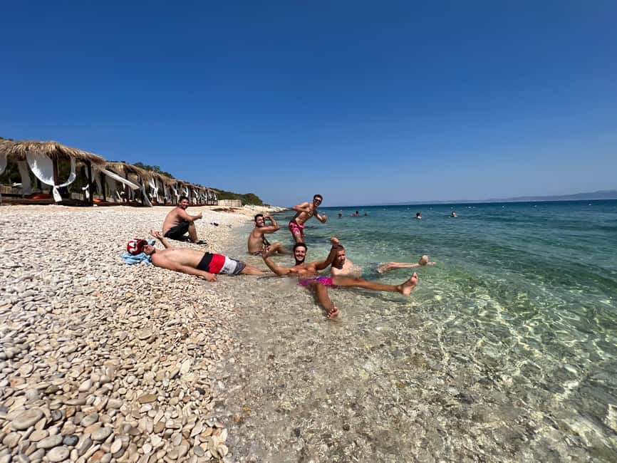 Clare: Sazan Island & Karaburun Speedboat Trip & Snorkeling - The Karaburun National Marine Park beach: the payoff break