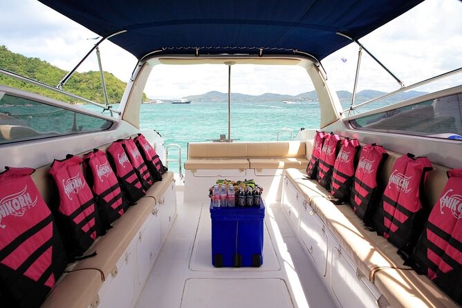 Coral Island by Speed boat from Phuket - Coral Beach Club: White Sand, Snorkeling, and Lunch Breaks