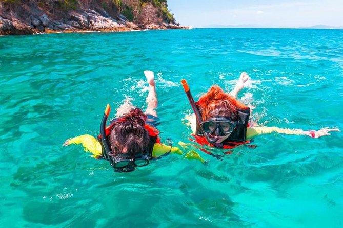 Coral Island Snorkeling Tour By Speedboat From Phuket - Beach setup and lunch at Kahung Beach