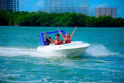 Drive an Speedboat + Mayan Ritual + Food Tasting and More! - Puerto Maya meeting point: the practical start in Zona Hotelera