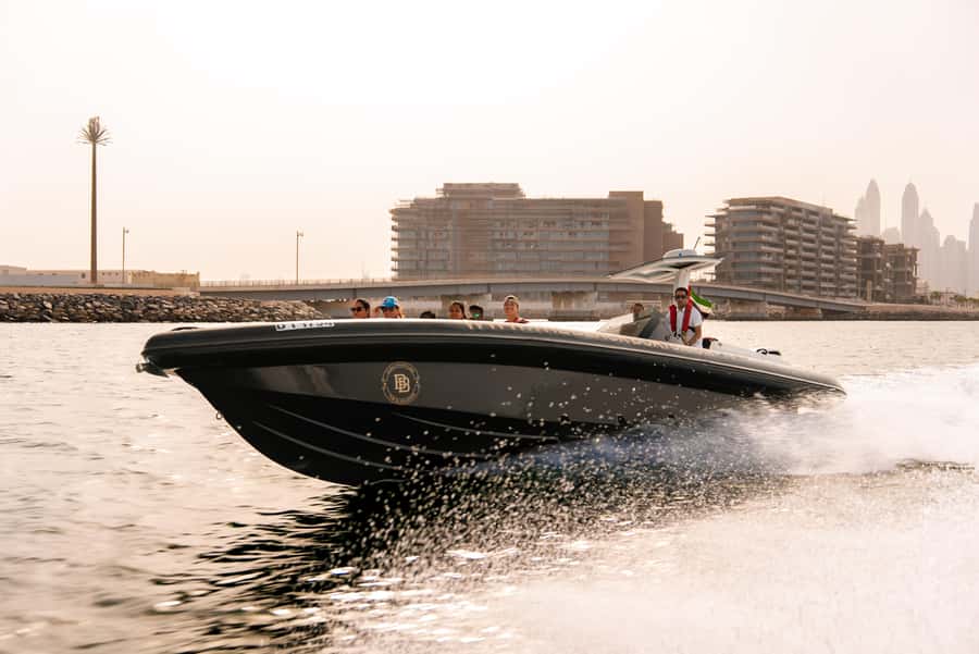 Dubai: 100-Min Speed Boat Tour, Atlantis & Burj Al Arab View - Burj Al Arab: the payoff stretch for the whole day