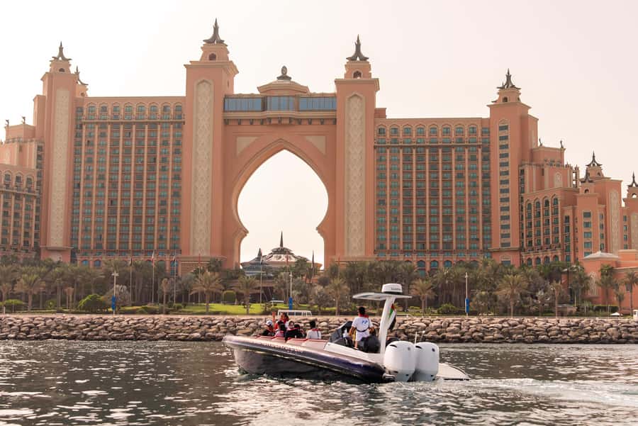 Dubai Marina: 1-Hour Luxury Sightseeing Speedboat Tour - JBR stretch: big waterfront living right next to the waves