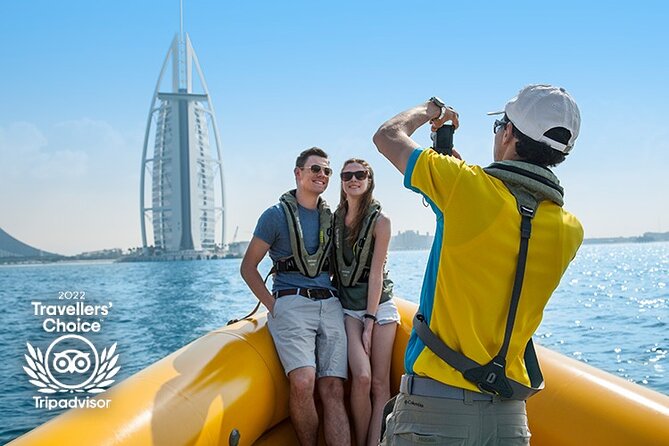 Dubai Marina Guided Sightseeing High-Speed Boat Tour - Entering Dubai Marina Yellow Boats: meeting point and first moments