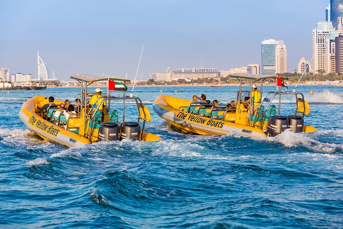 Dubai Marina Guided Sightseeing High-Speed Boat Tour - Dubai Marina skyline runs: cruising between yachts and towers