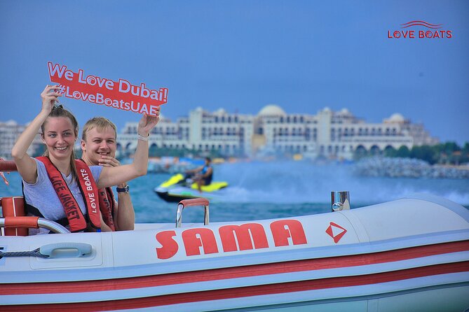Dubai Speedboat Tour: JBR Skyline, Atlantis, Burj AlArab Optional - Entering Dubai’s “Postcard View” Zone From the Water