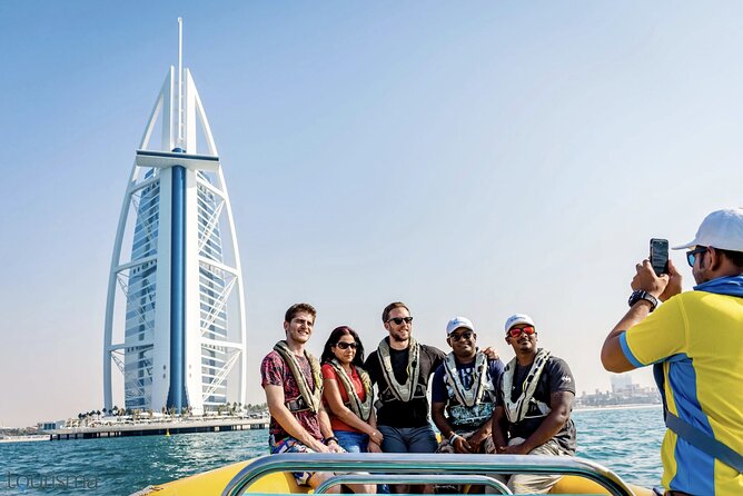 Dubai Speedboat Tour, Marina, Atlantis, Palm & Burj Al Arab - Entering Dubai Marina by boat: the 90-minute focus