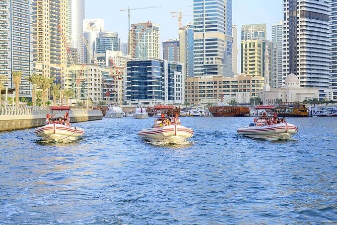 Dubai Speedboat Tour, Marina, Atlantis, Palm & Burj Al Arab - How fast is fast: thrills, splashes, and comfort on a RIB