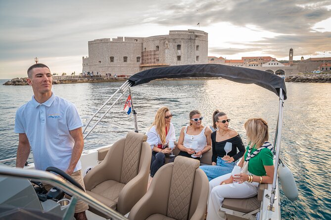 Dubrovnik Private Speedboat Tour to Elaphite Islands with Drinks - Kolocep Island: Blue and Green Caves and a turquoise swim stop