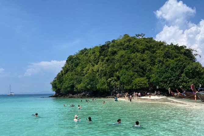 Four Islands Speedboat Trip from Krabi - Stop 1: Poda Island for white-sand downtime