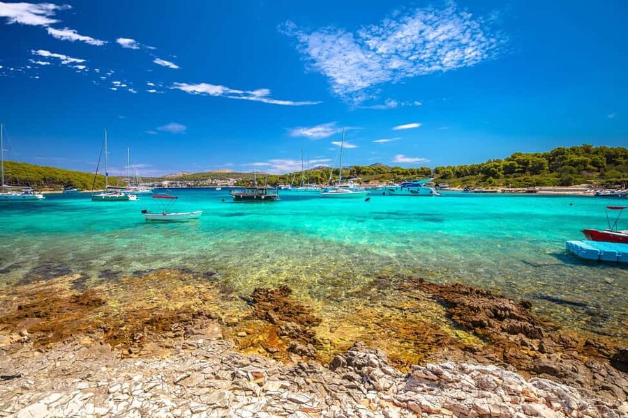 From Hvar: Blue Cave, Green Cave & 5 Islands Speedboat Tour - Entering the Blue Cave: fees, cash, and weather reality