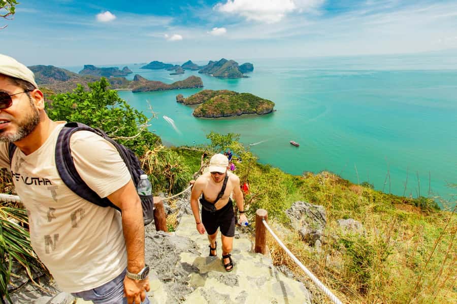 From Ko Pha Ngan: Angthong Marine Park Speedboat Adventure - Talay Nai Emerald Lagoon on Koh Mae Ko: swimming and photo time that’s worth it